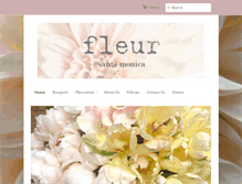 Tablet Screenshot of fleursantamonica.com